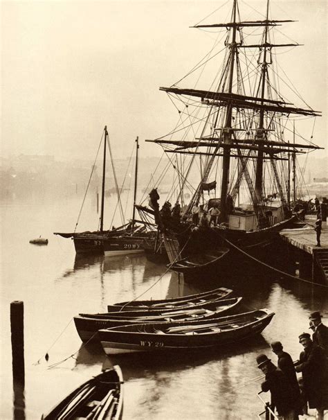 Upper Harbour Whitby North Yorkshire England Late 1800s