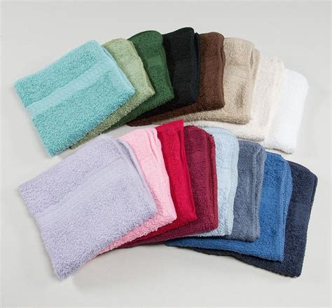 12x12 Premium Color Washcloths 1 Lbdz Texon Athletic Towel
