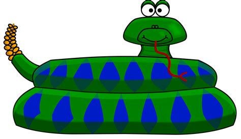 Cartoon Snake Vector Clipart Image Free Stock Photo Public Domain