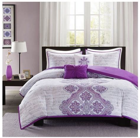 Twin bed comforter sets and full size bed comforter sets are perfect for children, teen, and even college age young adults. Details about NEW Bed Bag Twin XL Full Queen 5 pc Purple ...