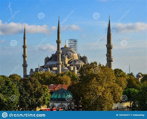 Mezquita Azul Famosa En Estambul Turqu A Imagen De Archivo Imagen De