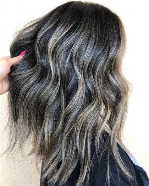 Add more volume to your hair by styling some loose waves with a curling iron. 17 Stunning Examples of Balayage Dark Hair Color
