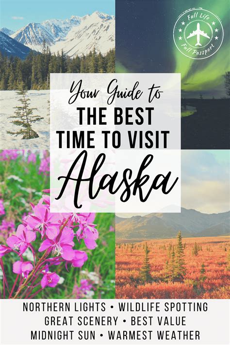 The Best Time To Visit Alaska Full Life Full Passport