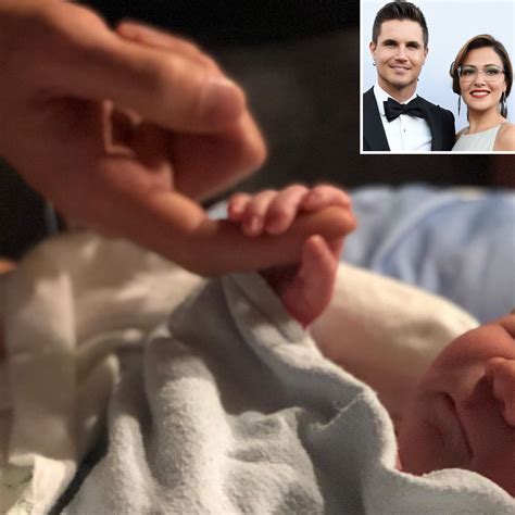 Robbie Amell And Italia Ricci Welcome Son Robert V