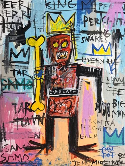 Jean Michel Basquiat Original Painting Rare Samo Please Retweet Jm