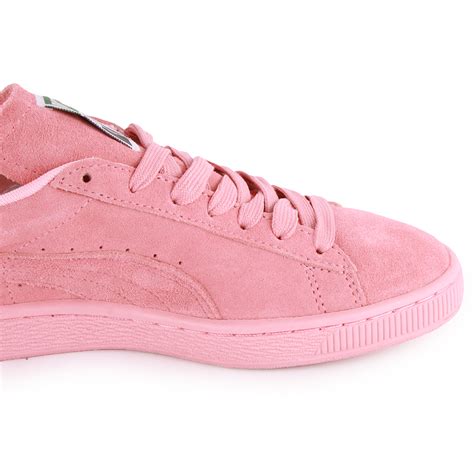 Puma Suede Classic Womens Suede Trainers Light Pink New ...