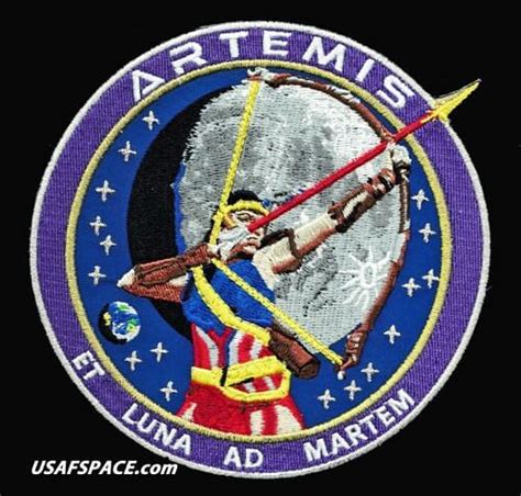 Buy Authentic Artemis Nasa Moon Mars Program A B Emblem 5