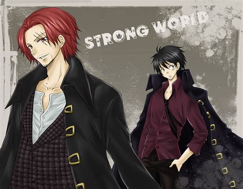 Strong World One Piece Shanks Luffy Anime Hd Wallpaper Pxfuel