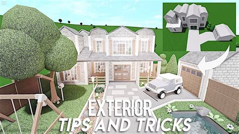 Tips And Tricks For Exterior Bloxburg Youtube