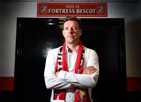 Darrell Clarke Unveiled As New Walsall Manager In Pictures Express