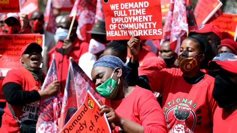 South Africa Healthcare Workers Protest Threaten Strike Health News