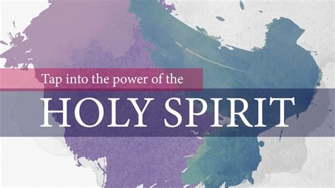 Message Tap Into The Power Of The Holy Spirit Part 2 From Ray Liu