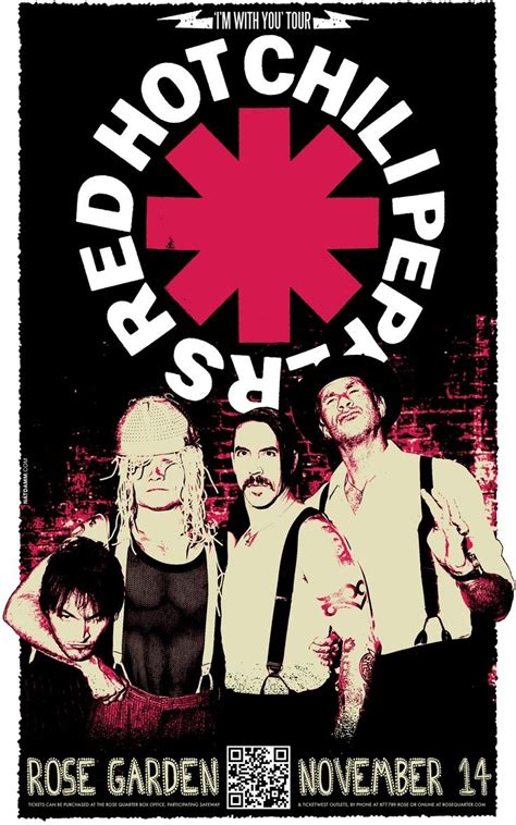 Red Hot Chili Peppers Poster Red Hot Chili Peppers Hot Chili