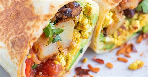 vegan breakfast burrito plant well