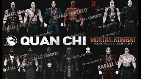 Mortal Kombat All Quan Chi Mk Costume Skin Pc Mod Mk9 Komplete Edition