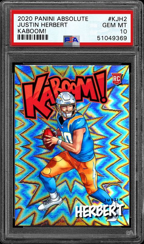 2020 panini origins football rookie jersey parallels breakdown Football Cards - 2020 Panini Absolute Kaboom! - Images | PSA CardFacts®