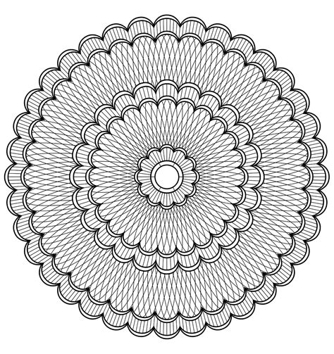Kleurplaat Dieren Kleurplaat Mandala » Animaatjes.nl
