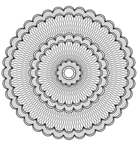 Mandala A Colorier Difficile 19 Mandalas Difficiles Pour Adultes