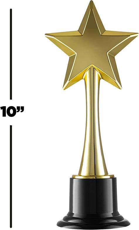 Buy Prextex 10 Inch Gold Star Award Trophy For Trophy Awards And Party