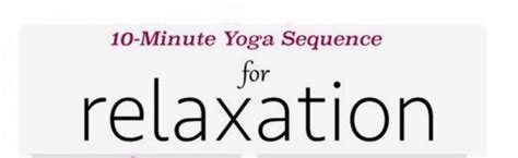 10 Minutes Yoga Sequence For Relaxation Health Fitness Musely Tip