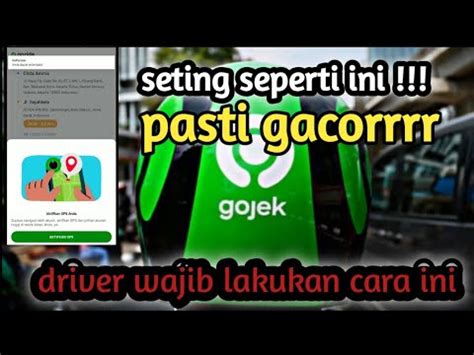 Gojek Gacor Cara Setting Gopather Biar Bisa Nitik Manual Dan Aman Youtube