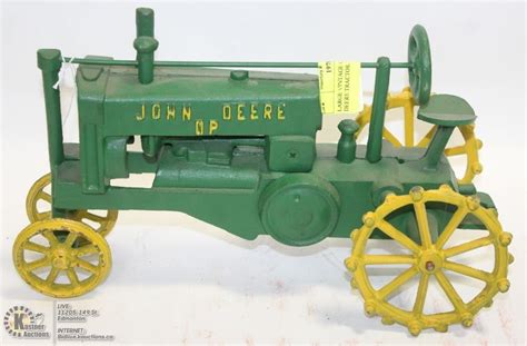 Collectible Large Vintage Cast Iron John Deere Tractor Eg Auctions