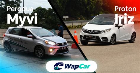 Adik dari proton dan perodua itu dibangun dari platform modular. Apakah perbezaan antara Perodua Myvi vs Proton Iriz? | Wapcar