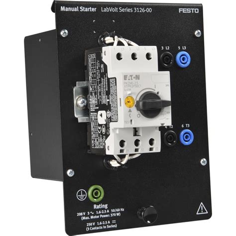 LabVolt Series By Festo Didactic Three Phase Manual Starter