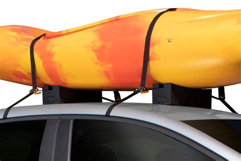 Gymax Pairs J Bar Heavy Duty Kayak Roof Rack Universal Rack Carrier W