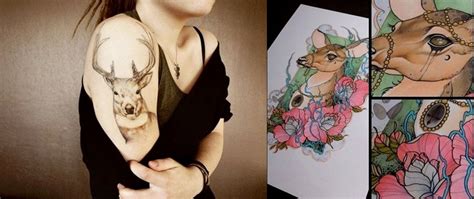 Other associations with the general image of a deer in tattoos include nobility, peace, intelligence, and serenity. Pop Culture And Fashion Magic: Tattoo art - the deer and ...
