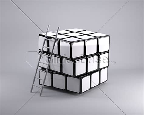 You'll realize that you don't have to be a genius to get it done. 3D Rubik's Cube - Stock Photo | Slidesbase