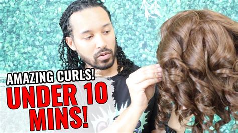 How To Curl Hair Fast Youtube