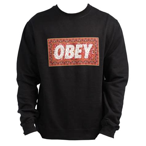 Obey Magic Carpet Crew Heather Grey Natterjacks