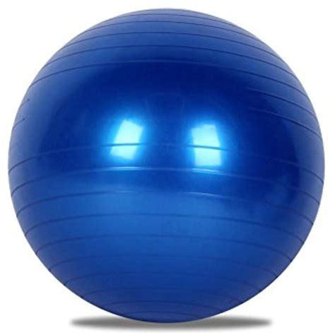Lnbei Yoga Fitness Ball With Foot Pump 65cm Utility Yoga Balls Pilates Balance Sport Fitness