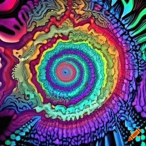 Psychedelic Rainbow Artwork