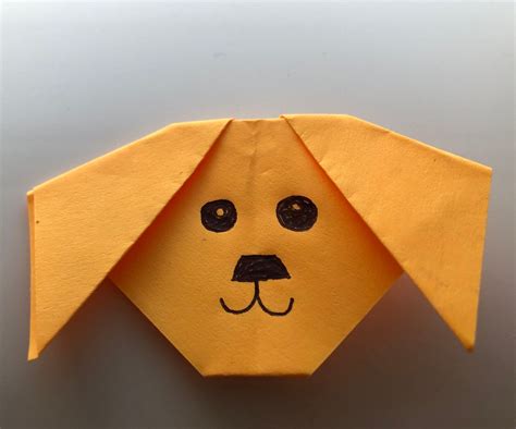 How To Make An Origami Dog 9 Steps Instructables