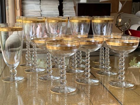 15pc Antique Crystal Glassware Set By Tiffin Franciscan Etsy