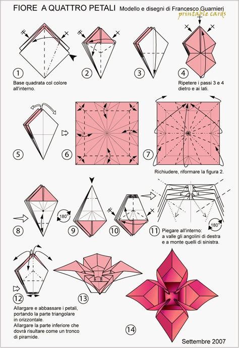 Origami Instructions Easy Printable Printable Blank World