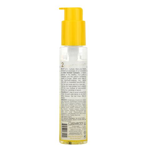 Help strengthen and smooth your hair with our exclusive dual repairing complex, an essential blend bursting with power that combines freshly ripened. Giovanni, 2chic, Ultra-Revive Super Potion Anti-Frizz Hair ...