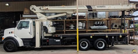 National 1195 Series 1100 28 Ton Boom Truck Crane On Sterling For
