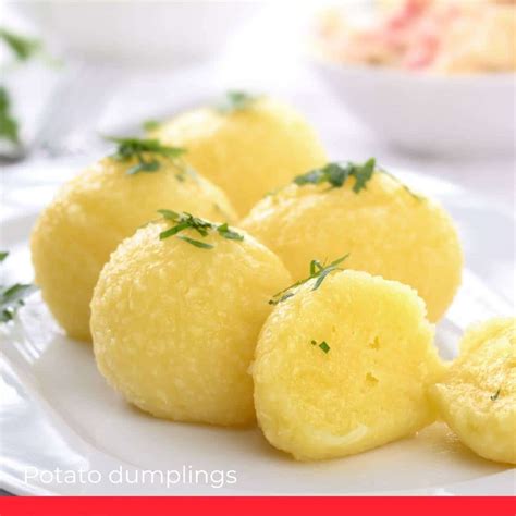 German Potato Dumplings Kartoffelklöße Chefs Pencil