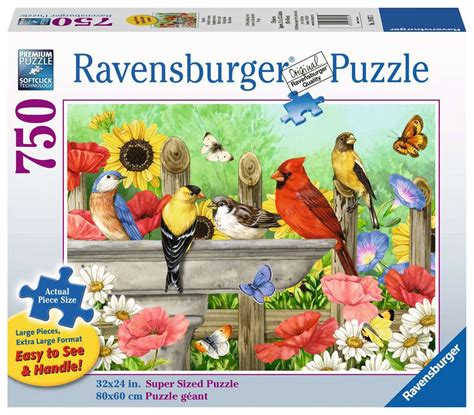 This puzzle's larger pieces make it ideal for adults who struggle with eyesight. Bathing Birds | Adult Puzzles | Jigsaw Puzzles | Products ...