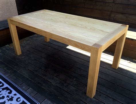 Custom Solid Ash Dining Table By Strong Wood Studio