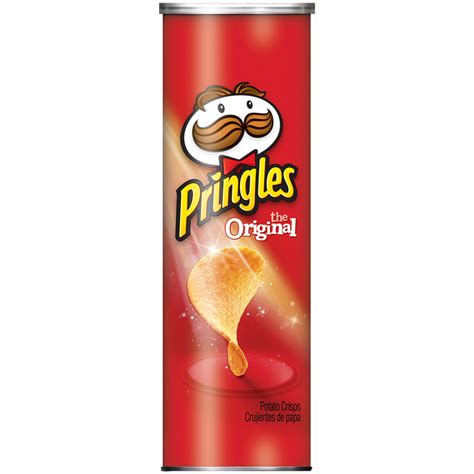 Pringles Potato Crisps Original 55 Oz Can 1 Count Rocketdsd