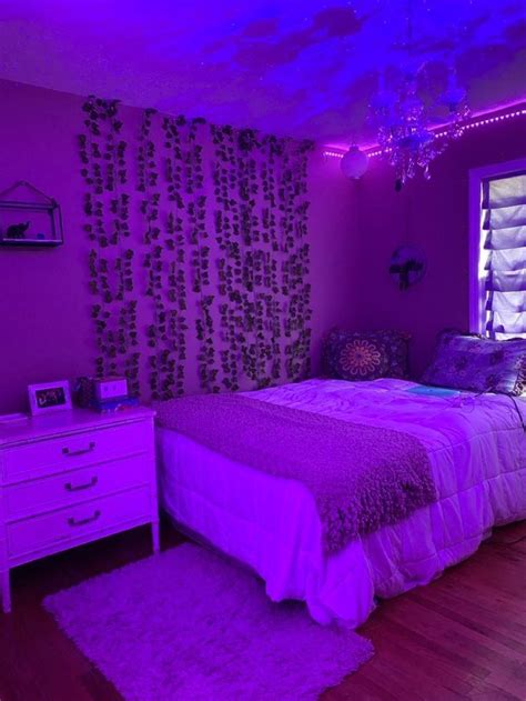 Baddie Aesthetic Rooms With Led Lights And Vines Anak Pak Lurah