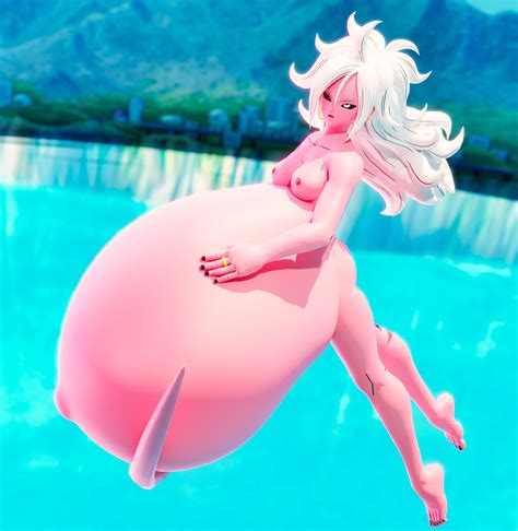 Rule 34 1girls 3d Android 21 Android 21 Evil Belly Big Belly