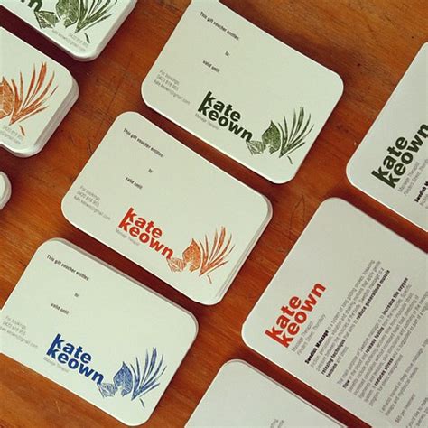 Find basics on how to grow your practice on everything from business cards, direct mail, newsletters, newspaper advertising and gift certificates, to participation in. Kate Keown Massage Therapy business cards, flyers and gift ...