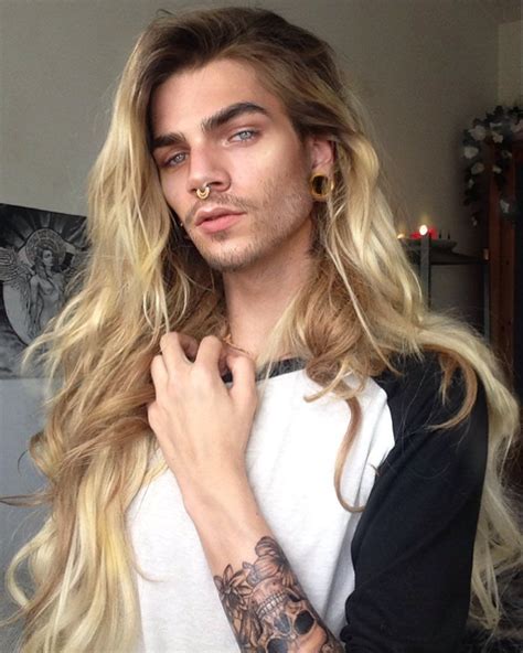 nils kuiper viking braids androgynous models portraits hair reference long hair styles men