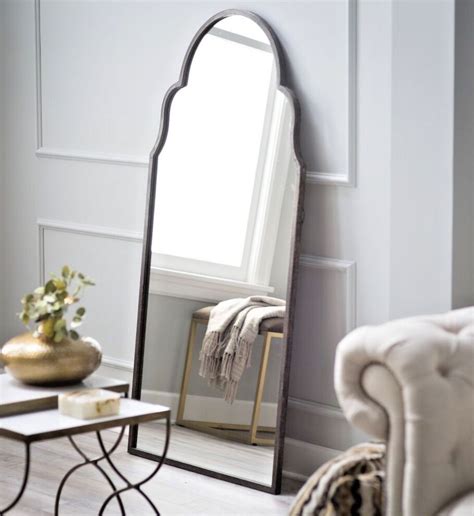In beautifully variegated solid marble and brushed brass, this mirror makes a grand entrance, multiplies light and adds drama to any room. NEW HORCHOW Large Gold IRON French Moroccan Arch Floor ...