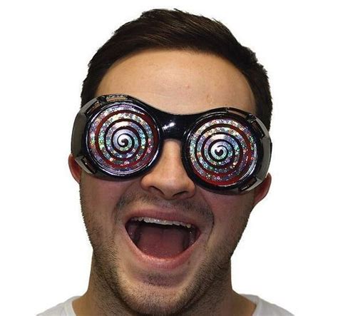 Lad Wearing Wacky Glasses At Rave Definitely A Bit Of A Knob